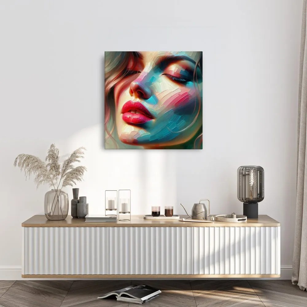 Tablou portret feminin abstract