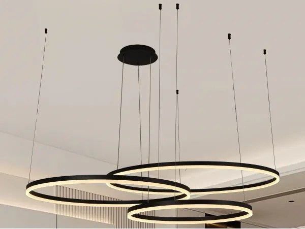 Lustră LED dimabilă pe cablu LED/170W/230V 3000-6500K + telecomandă