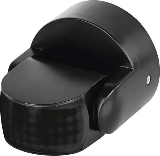 Senzor exterior PIR pentru mișcare și amurg 1200W/230V IP65 negru