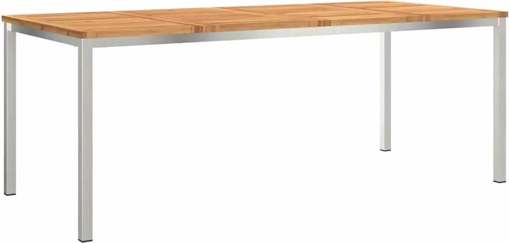 vidaXL MasaDeCina Maro 200 x 90 x 75 cm Lemn Solid de Acacia