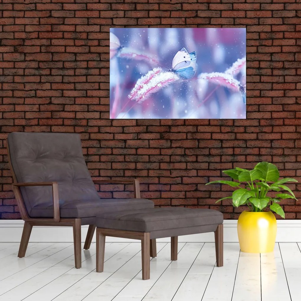 Tablou - Fluturi iarna (90x60 cm)
