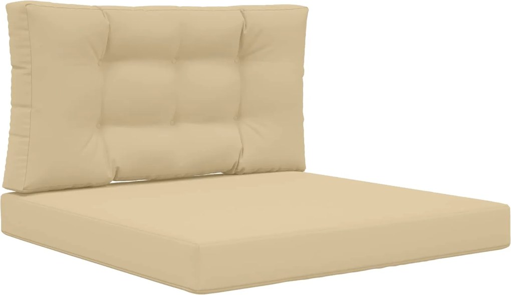 vidaXL Perna pentru canapea de exterior 2 pcs Bej Poliester