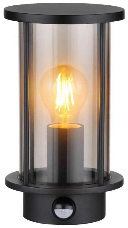 Aplica de perete pentru exterior cu senzor de miscare design modern IP54 Gracey negru