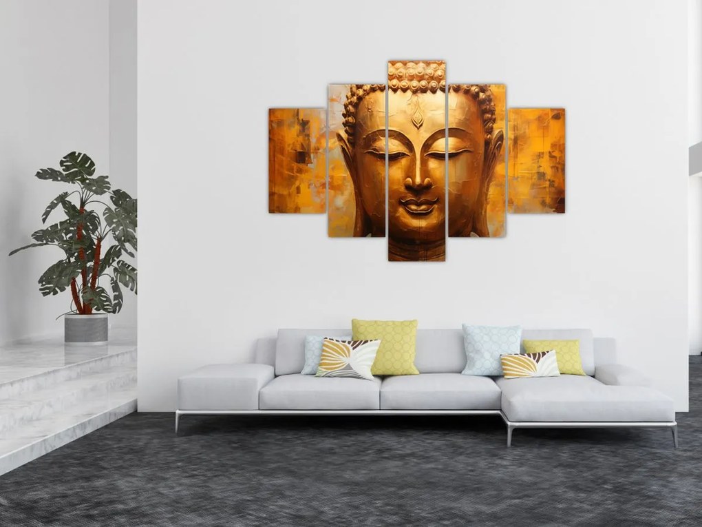 Tablou - Buddha, pictură în ulei (150x105 cm)