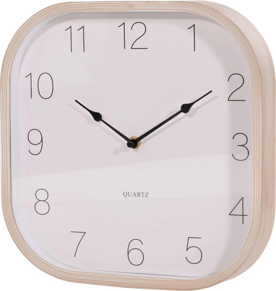 Ceas cu rama din imitatie de lemn