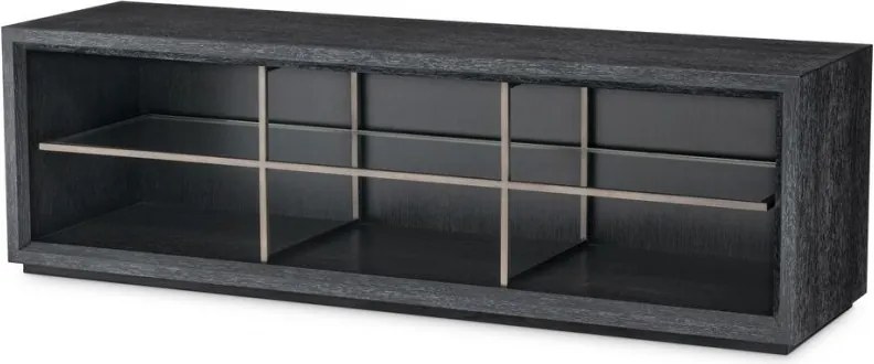Comoda TV design elegant LUX Hennessey S, gri carbune 115111 HZ