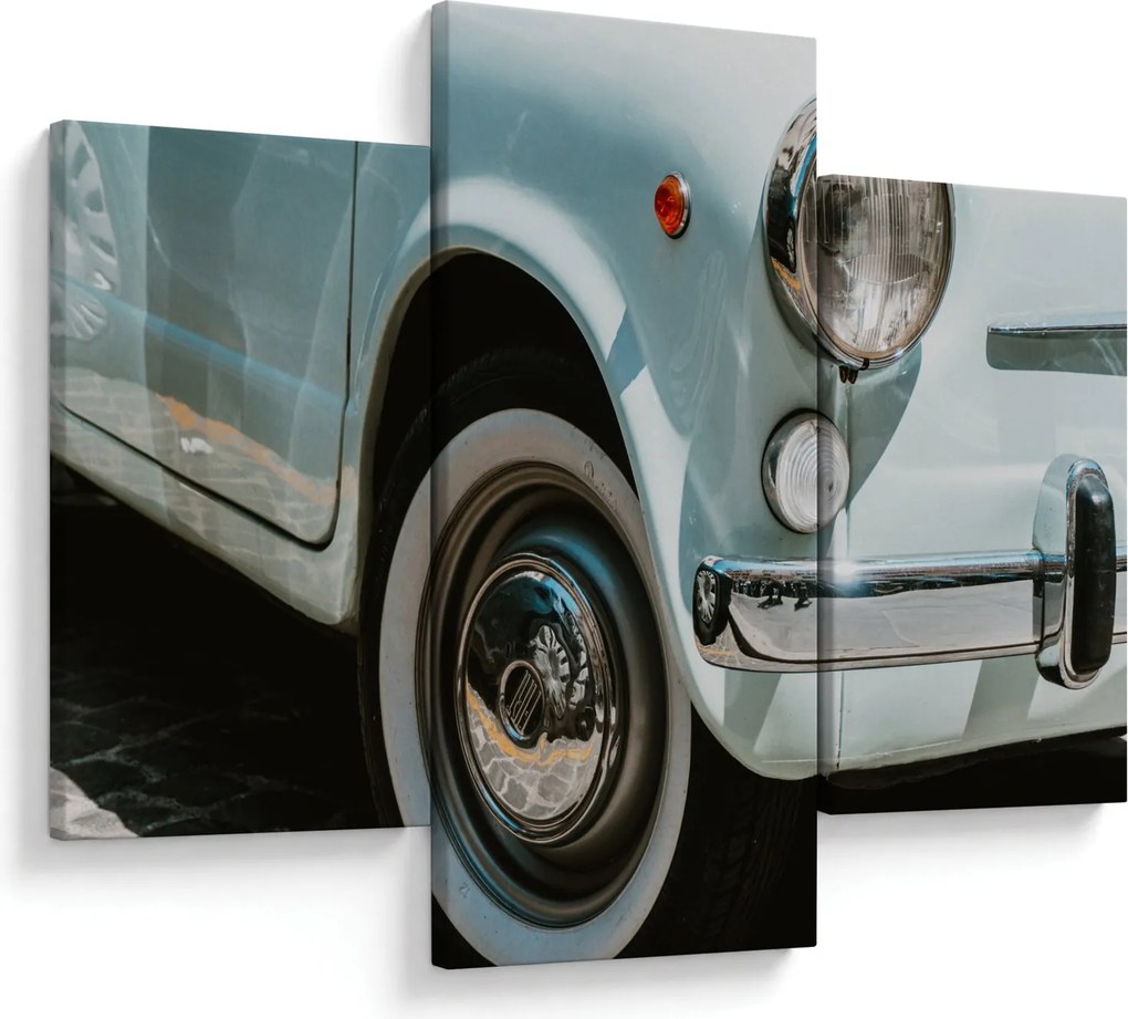 Tablou - mașina retro Fiat (90x60 cm)