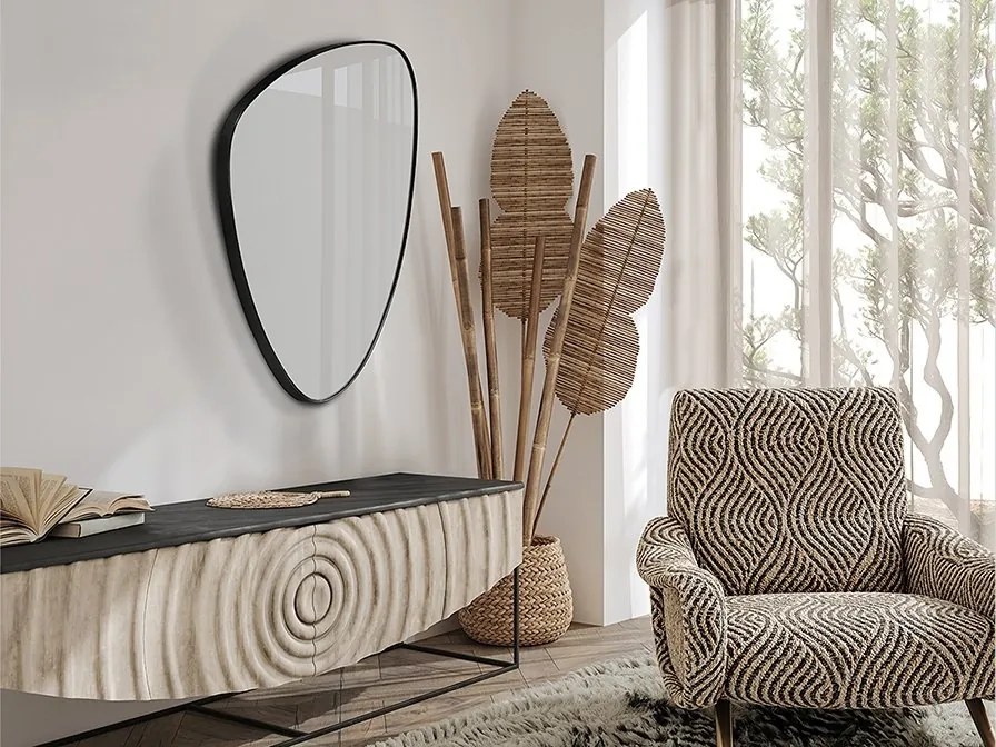 Oglinda decorativa 84x55cm Orio BLACK