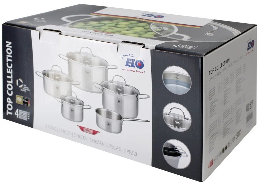 Elo 42505 Set de 5 oale din oțel inoxidabil TopCollection