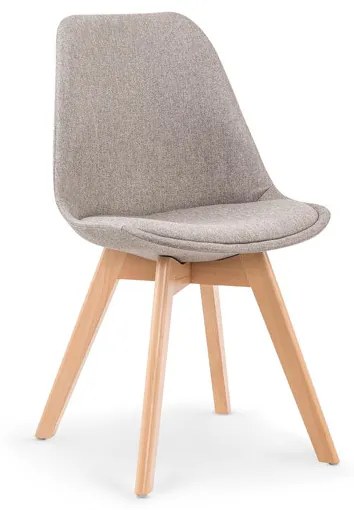 Scaun textil K303 gri deschis - H 83 cm
