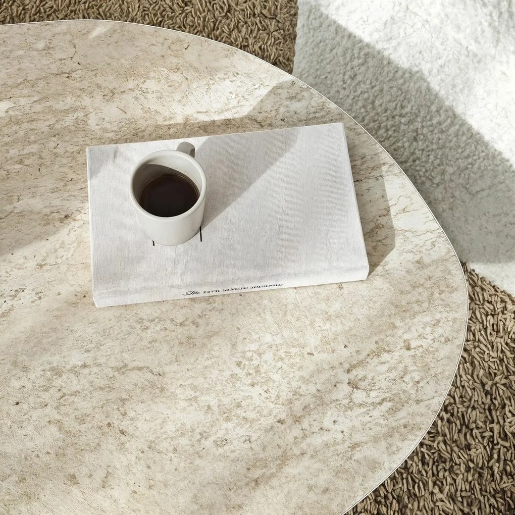 Măsuță de conferință Rock Travertine