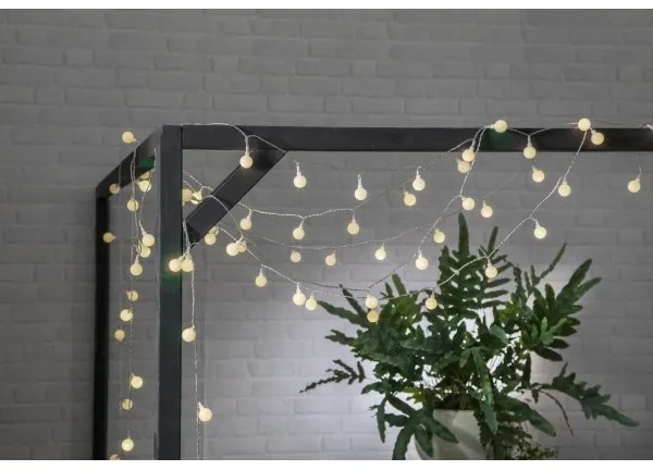 Lanț LED decorativ de exterior LIBISA 50xLED/0,066W/4,5V IP44 Eglo 900239