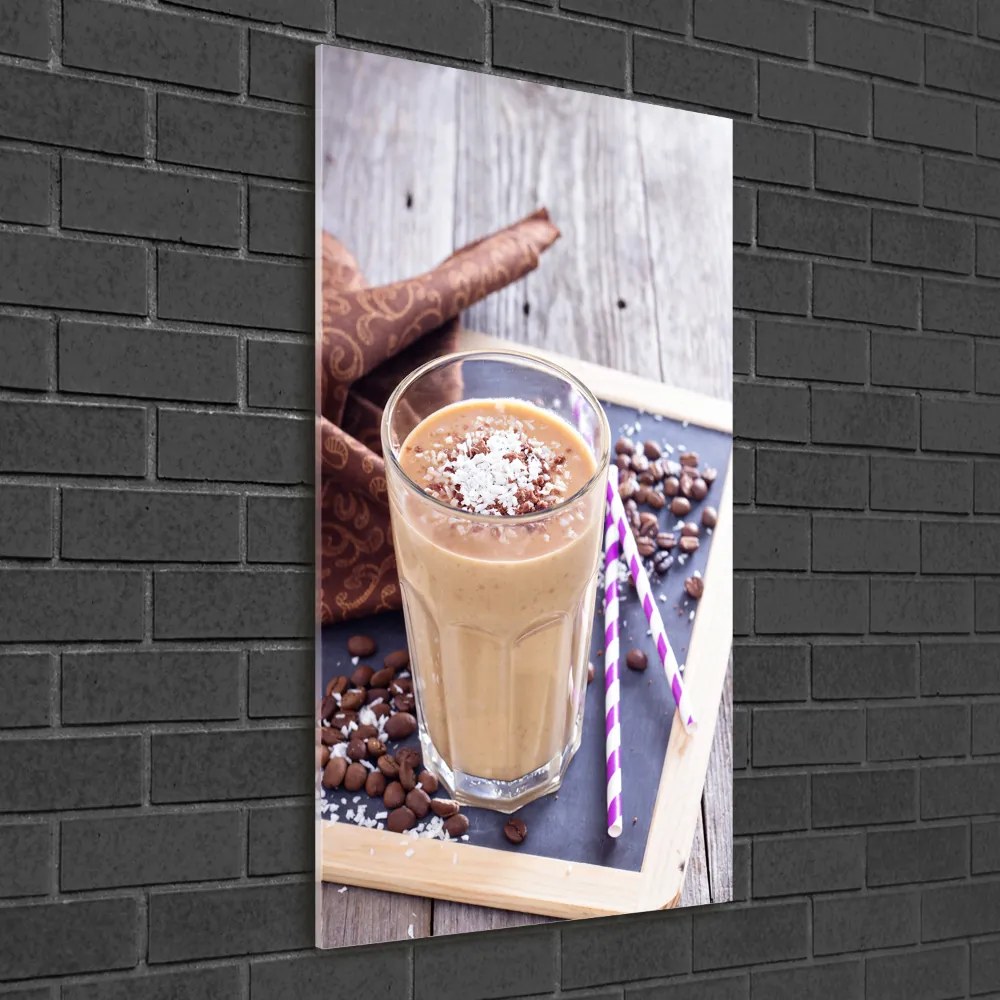 Tablou sticlă cocktail de ciocolata