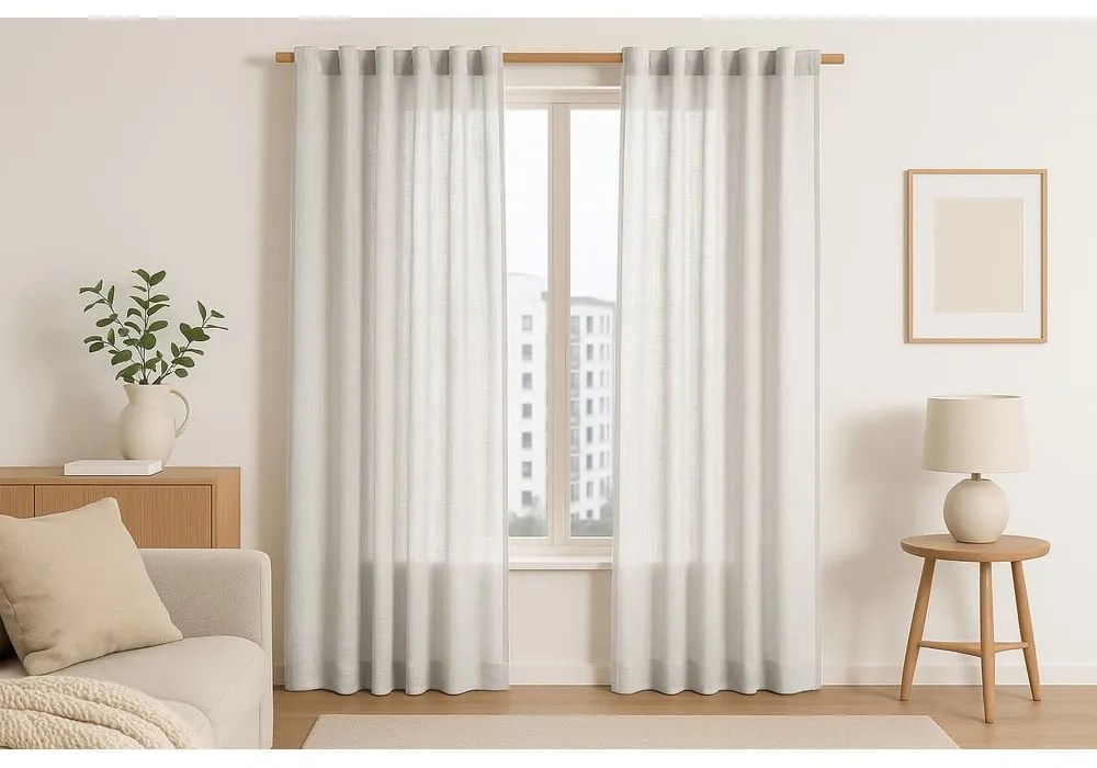 Draperie crem 140x270 cm Valeta – Restilo