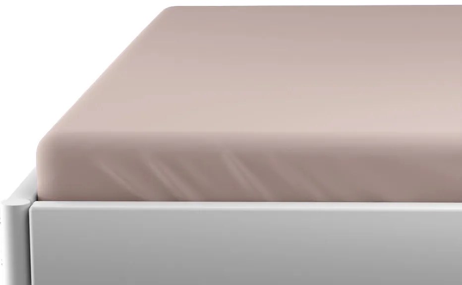 Cearsaf jersey pentru patut copii roz deschis, 70x140 cm