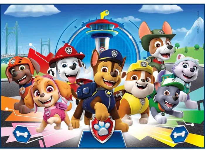 Patrula Cățelușilor High Five Puzzle Clementoni 2x60 piese
