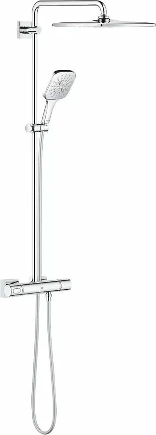 Coloana de dus cu baterie termostatata Grohe RainShower Smartactive 310 Mono