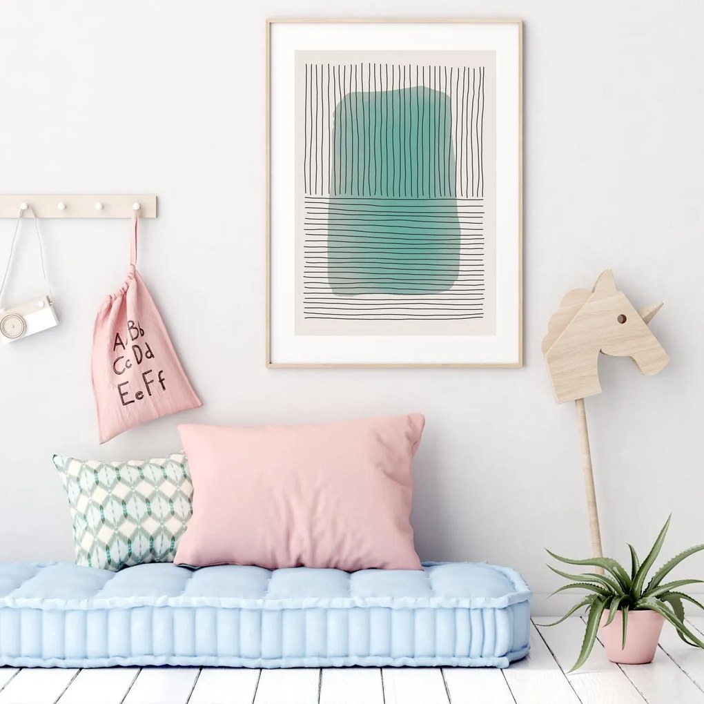 Poster - Abstracție pictată (A4)