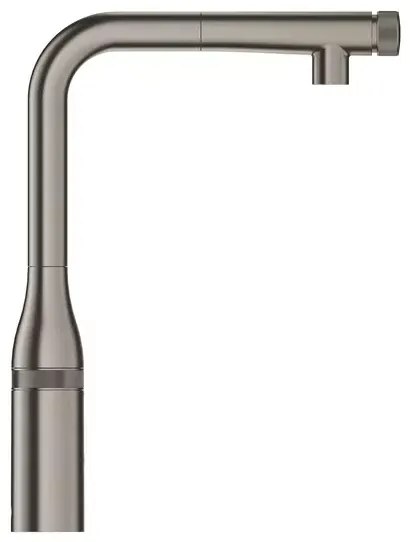 Baterie bucatarie cu dus extractibil Grohe Essence SmartControl antracit periat Hard Graphite