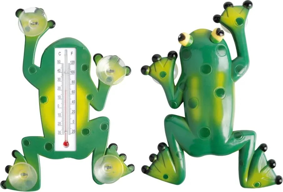 Termometru de fereastră în formă de broască Esschert Design