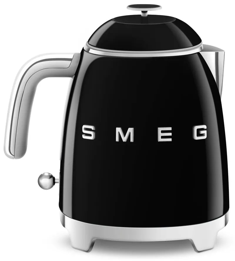 Ceainic electric negru din oțel inoxidabil 800 ml Retro Style – SMEG