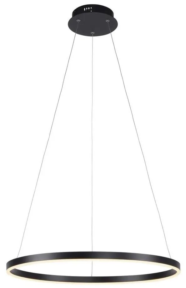 Leuchten Direkt 15394-13-LED Lustr RITUS LED/30W/230V negru dimabil