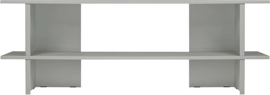 Etajeră gri deschis din metal 160x57x37 cm Hes – noo.ma