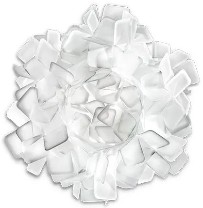 Plafoniera design unicat realizata manual Clizia Medium White, 53cm