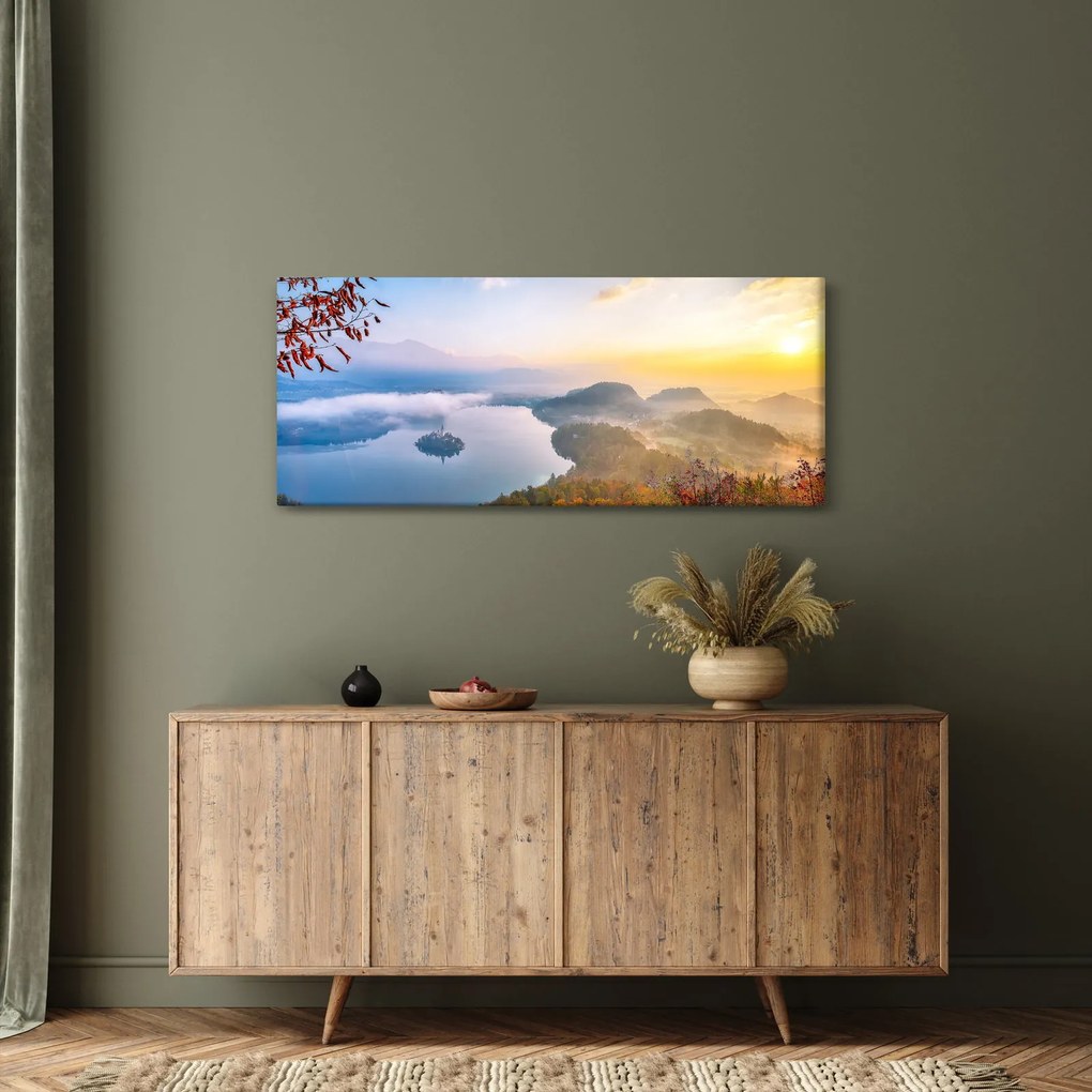 Tablou - Lacul Bled (120x50 cm)