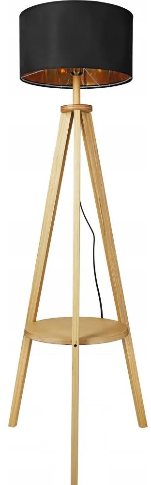 Lampă de podea 1xE27/40W/230V neagră