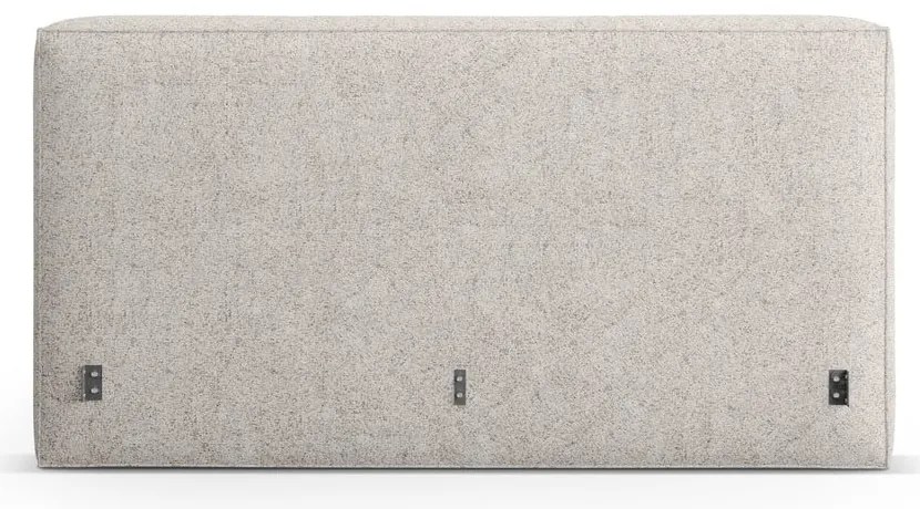 Tăblie de pat bej tapițată 209x100 cm Olivia – Micadoni