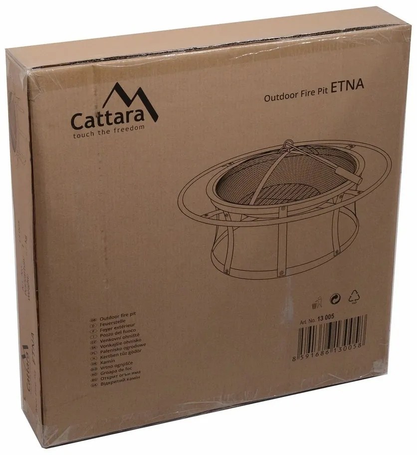 Șemineu Cattara Etna cu capac, diametru 61 cm