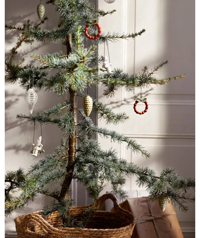 Ornament de Crăciun din porțelan Wreath – Kähler Design