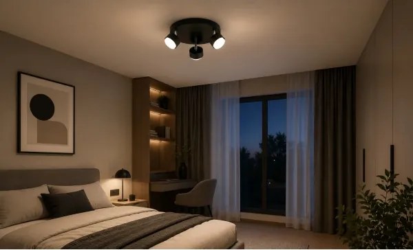 Brilagi - Spot LED MONO, 3 x GX53, 30 W, 230 V, negru
