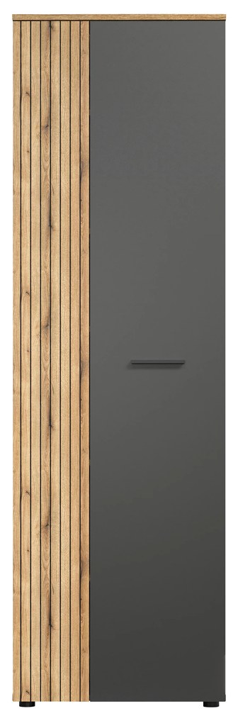 Dulap cu rafturi Esferas (grafit + stejar evoke) . 1116819