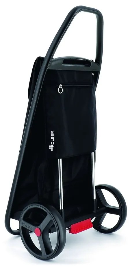 Sacoșă de cumpărături cu roți 53 l Com Tweed Polar Black Tube – Rolser