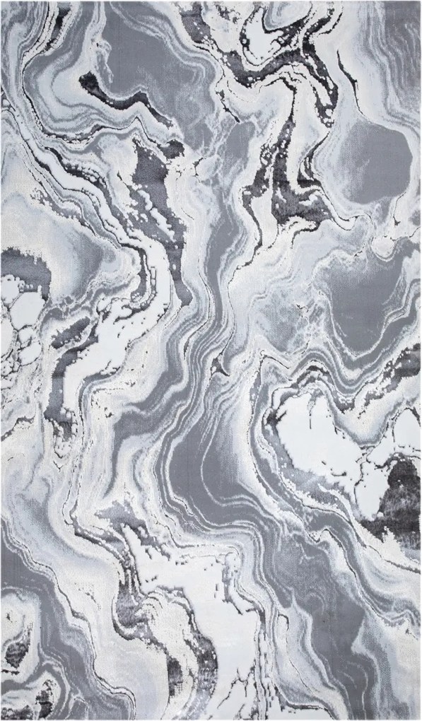 Covor Modern Living, Dormitor Dreptunghiular Royal River 7367A Gri (Alege dimensiunea: 250 x 350)