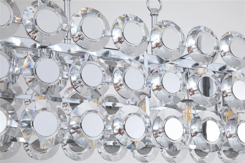 Lustra suspendata ovala design elegant Belle 8LT