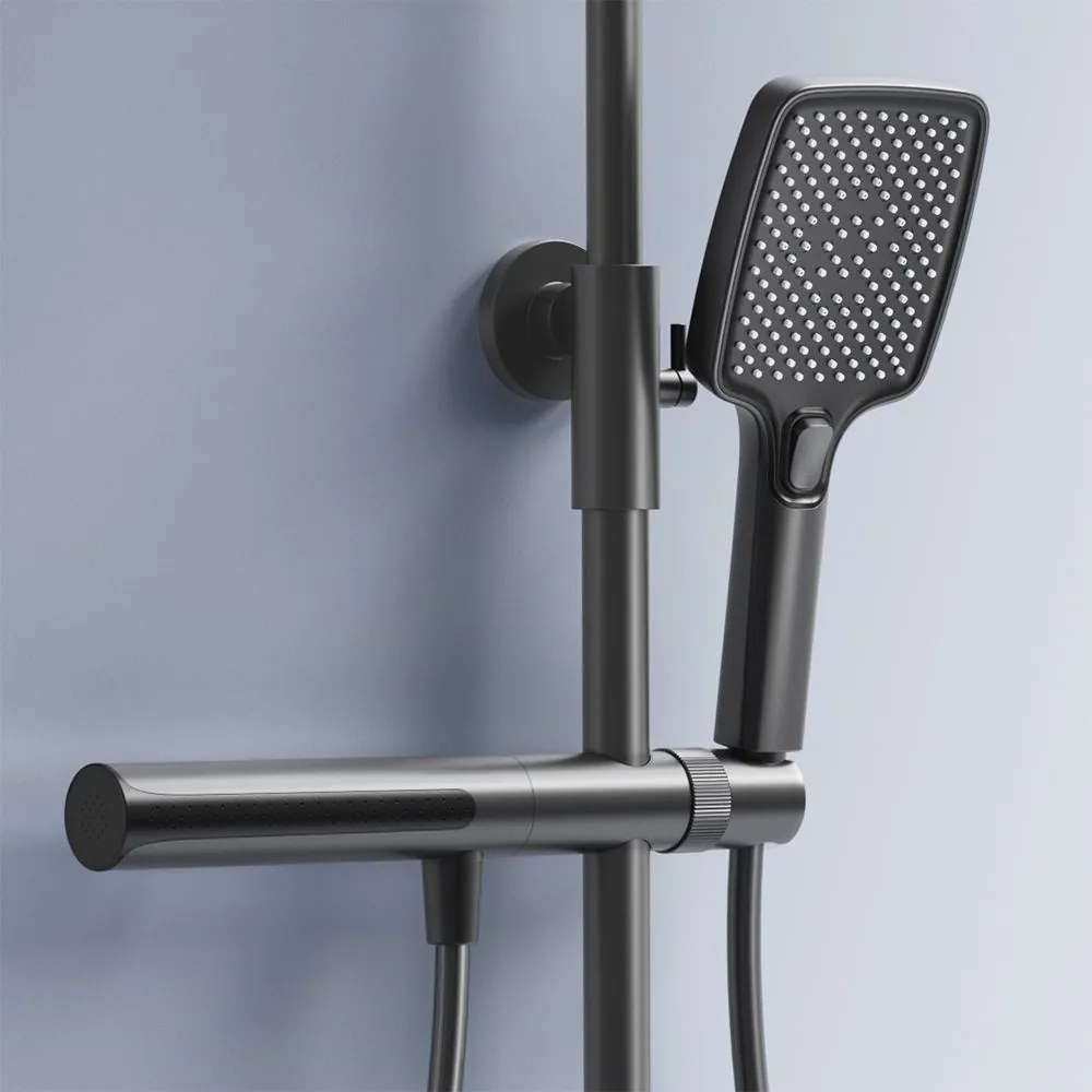 Set dus cu termostat REA Pedro Titanium
