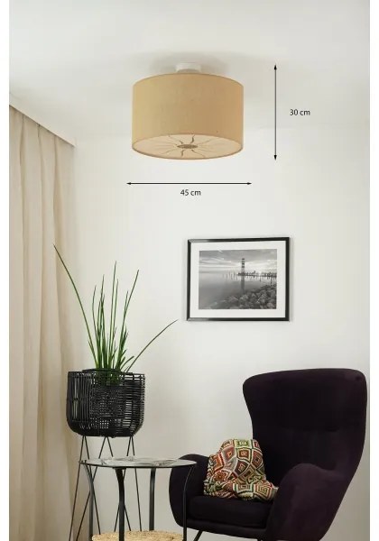 Brilagi - Lustr COUNTRY ROLLER 1xE27/15W/230V pr. 45 cm bejliu