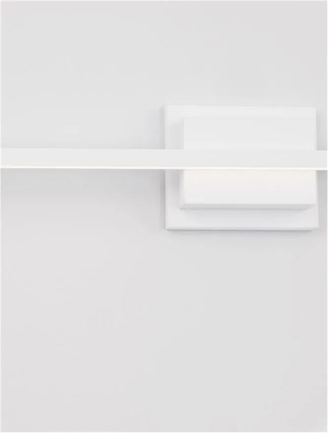 Aplica LED pentru oglinda / tablou AZURE alba L-60,5cm