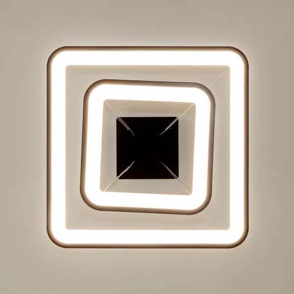 Brilagi - lustru LED dimabil suspendat pe cablu FALCON SLIM LED/78W/230V 50x50 cm negru + telecomandă