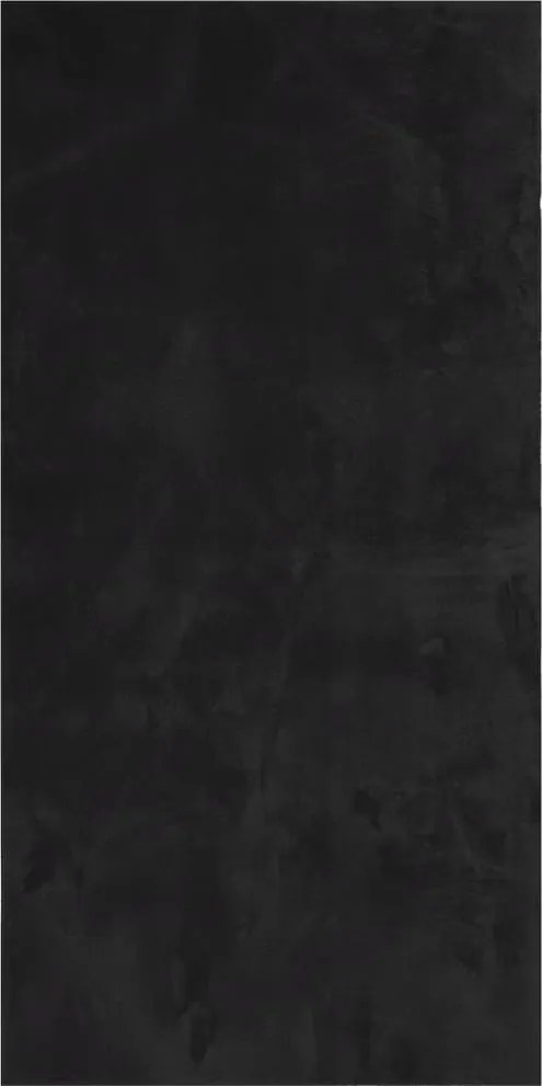 vidaXL Covor HUARTE, fir scurt, moale și lavabil, negru, 100x200 cm