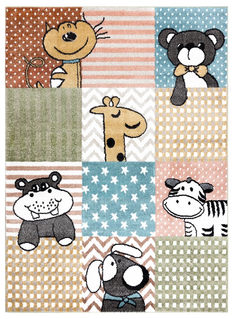 Covor FUN Pets pentru copii, animale, colorat multi - SECUNDAR-COTATI PRODUSUL
