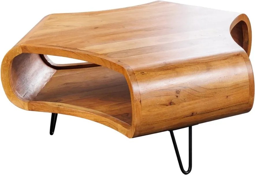 Masuta din lemn de salcam ORGANIC LIVING 90cm