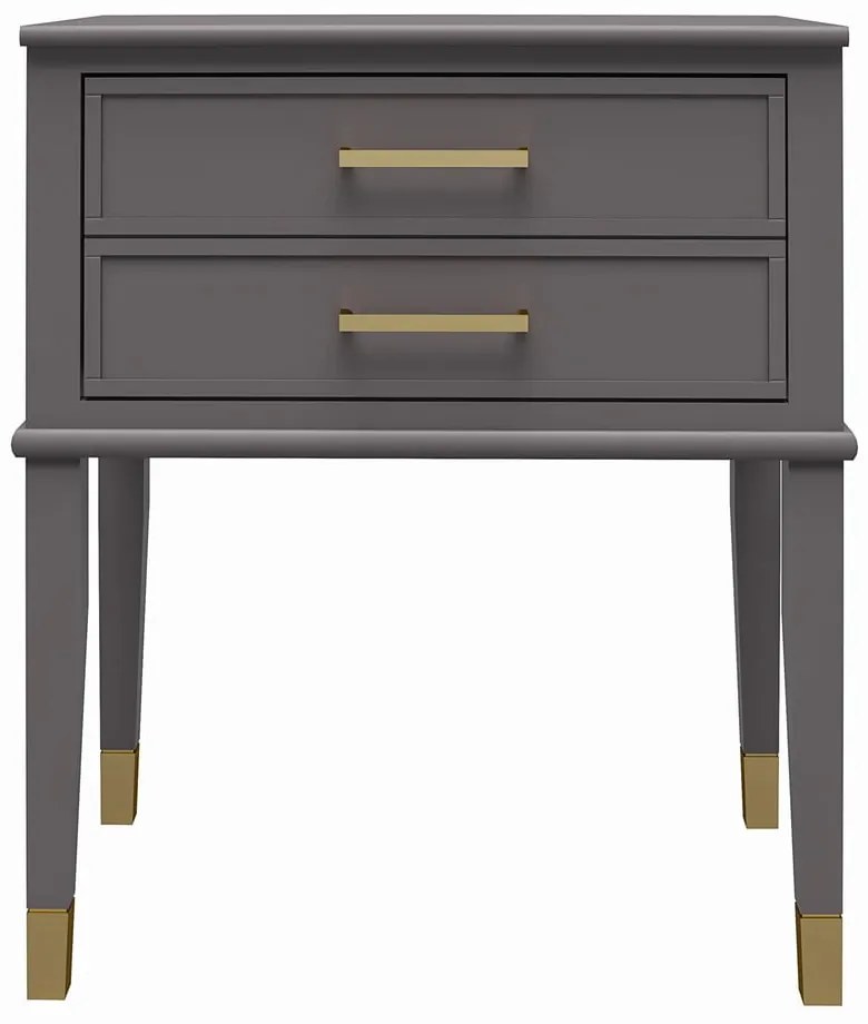 Noptieră gri închis Westerleigh – CosmoLiving by Cosmopolitan