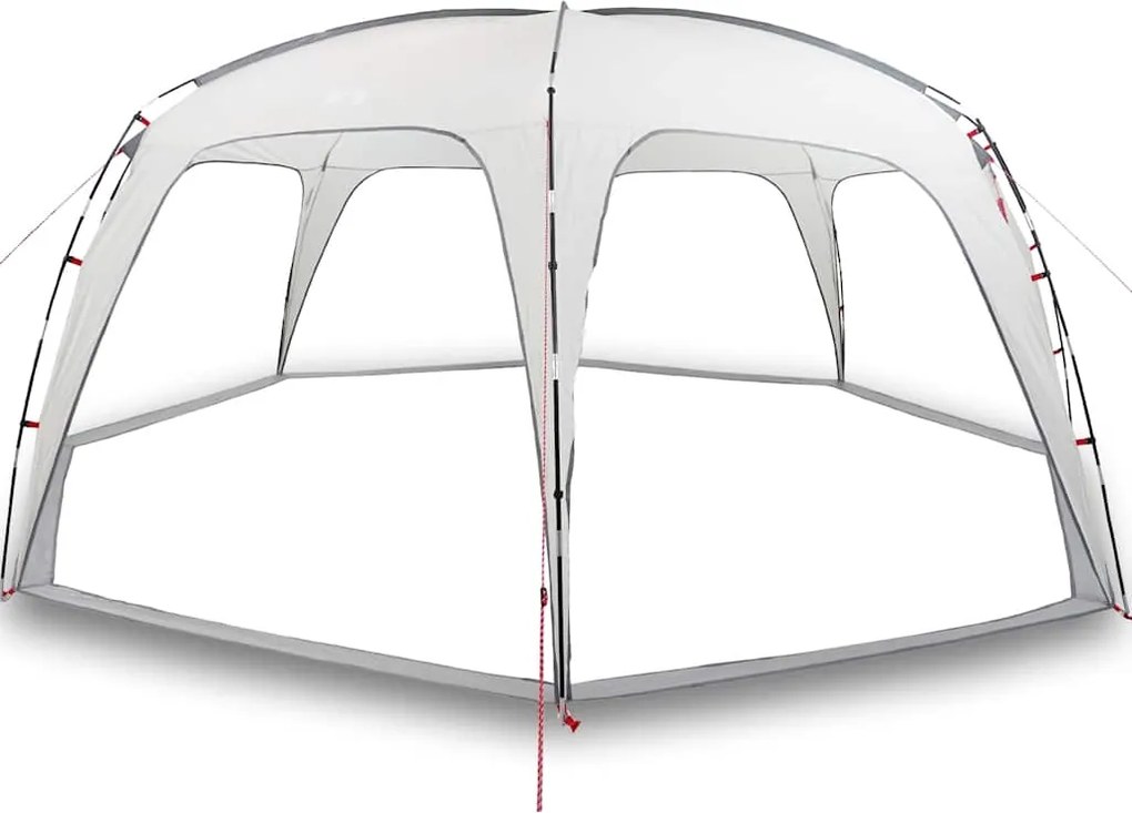 vidaXL Cort de petrecere gri rezistent la apă