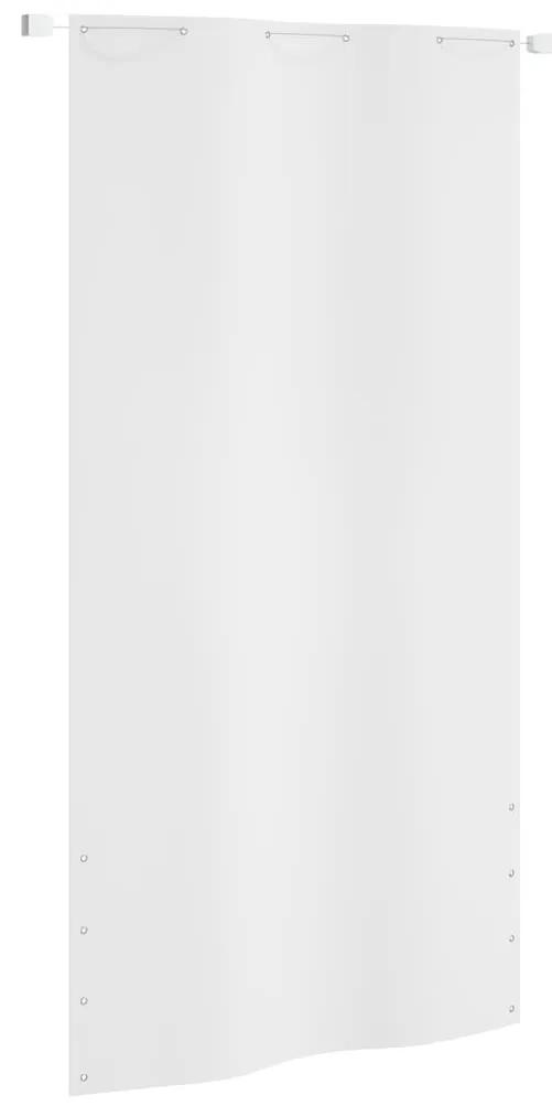 Paravan de balcon, alb, 120x240 cm, tesatura oxford Alb, 120 x 240 cm