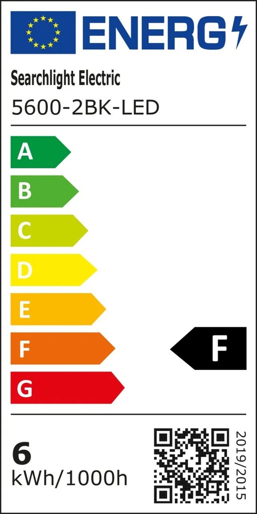 Aplica perete exterior IP44 Up and Down Sheffield negru