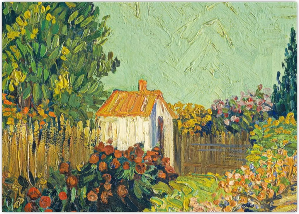 Tablou - Imitator of Vincent van Gogh, Landscape, reproducere (70x50 cm)